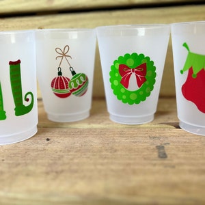 Frost Flex Cups, Set of 10 - Merry Christmas Y'all! – She She Boutique