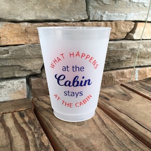 CABIN shatterproof frosted cups