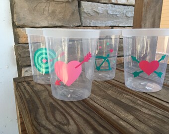 VALENTINE'S DAY stadium party cups