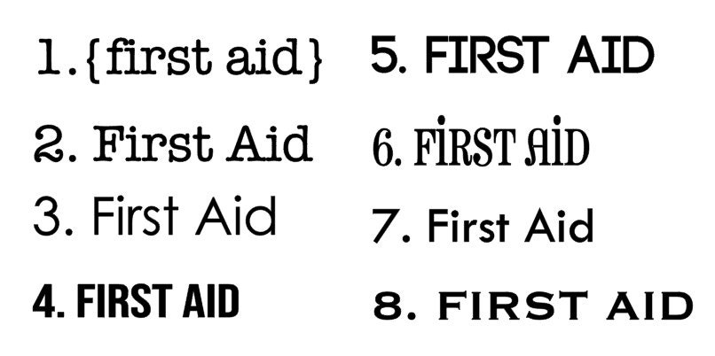 FIRST AID Storage Bucket - Etsy