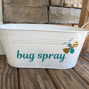 BUG SPRAY storage bucket