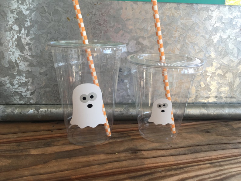 Halloween Party Cups With Lids and Straws 16oz and 12oz Etsy