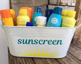 SUNSCREEN storage bucket
