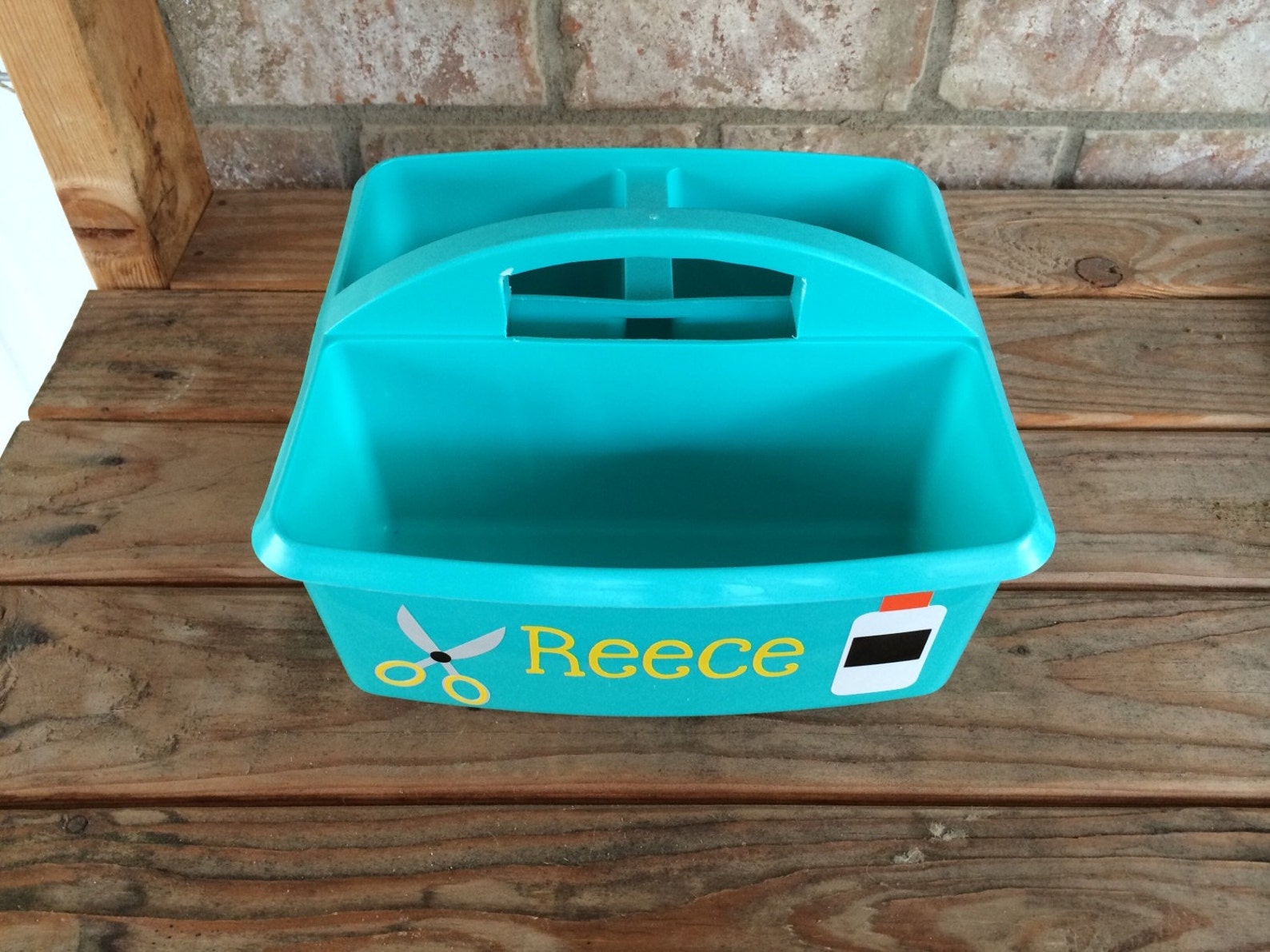 ARTS AND CRAFTS Personalized Storage Caddy Etsy