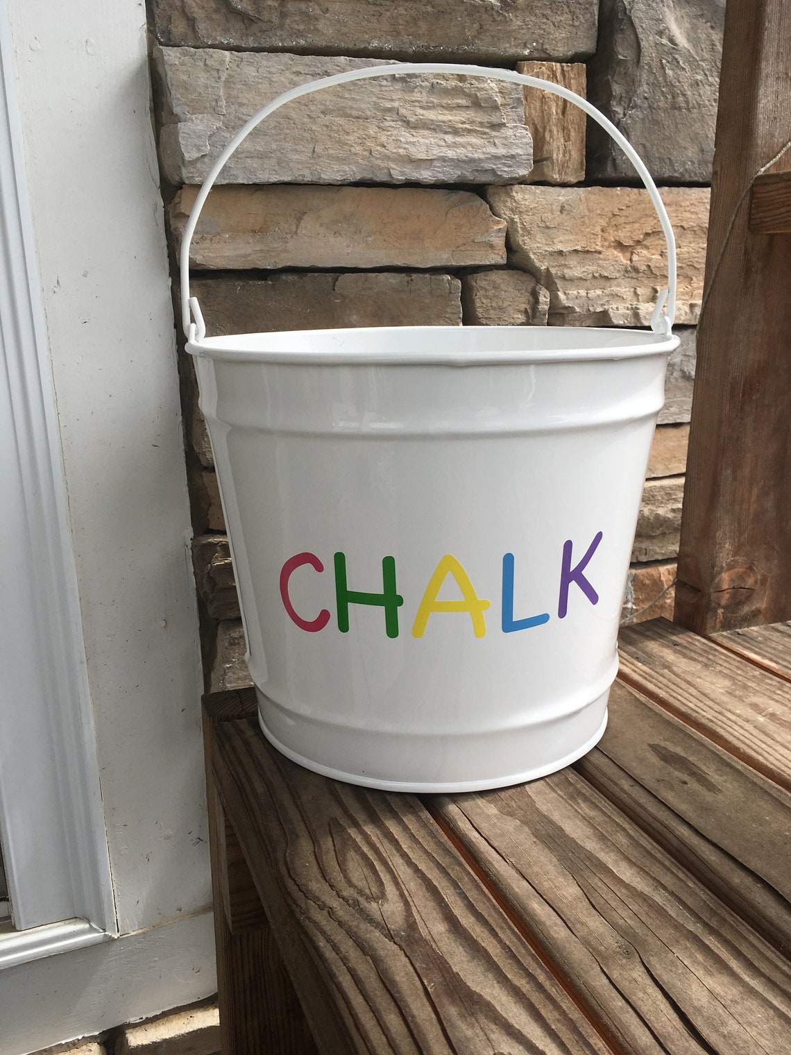 10 Quart Personalized CHALK Bucket Etsy