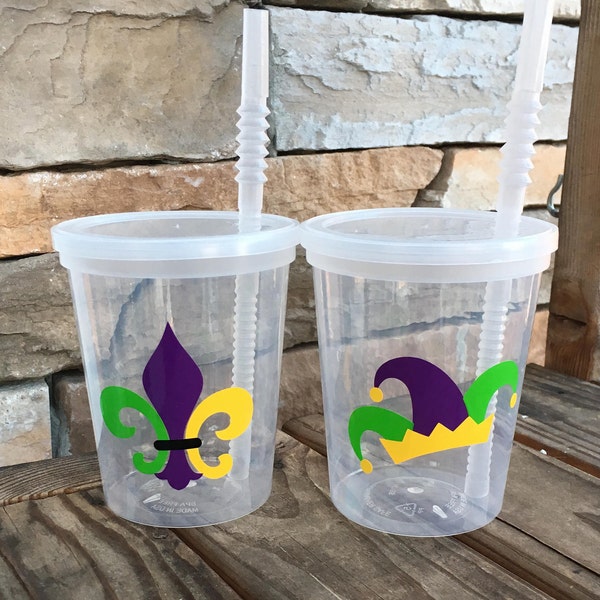 Mardi Gras Cups Etsy
