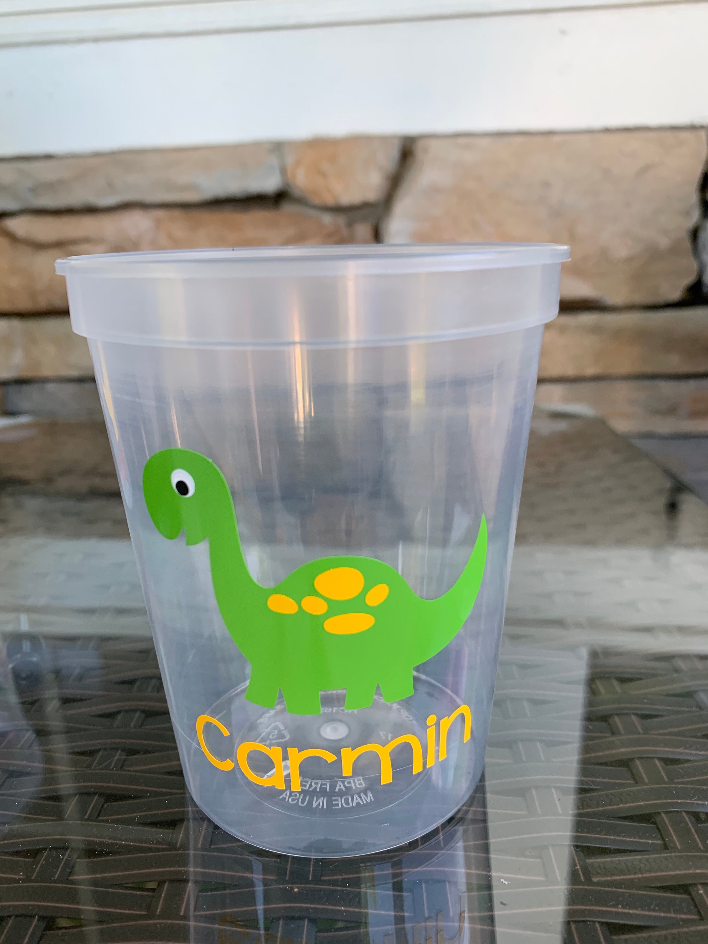 Dinosaur Party Cups Reusable 16oz party cups option to add Etsy