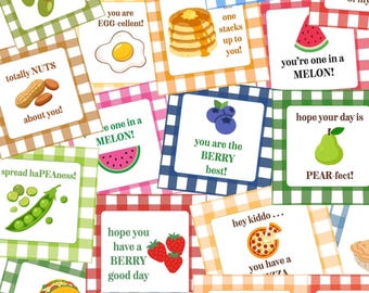 PRINTABLE LUNCHBOX NOTES - set of 24