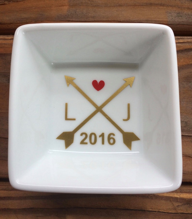 Personalized Wedding Ring Dish Etsy