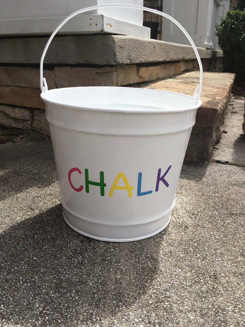 10 Quart Personalized CHALK Bucket Etsy