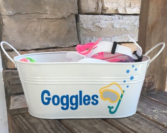 Goggles Storage; Goggles Bucket; Home Storage Bucket; Storage bucket