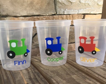 TRAIN stadium party cups