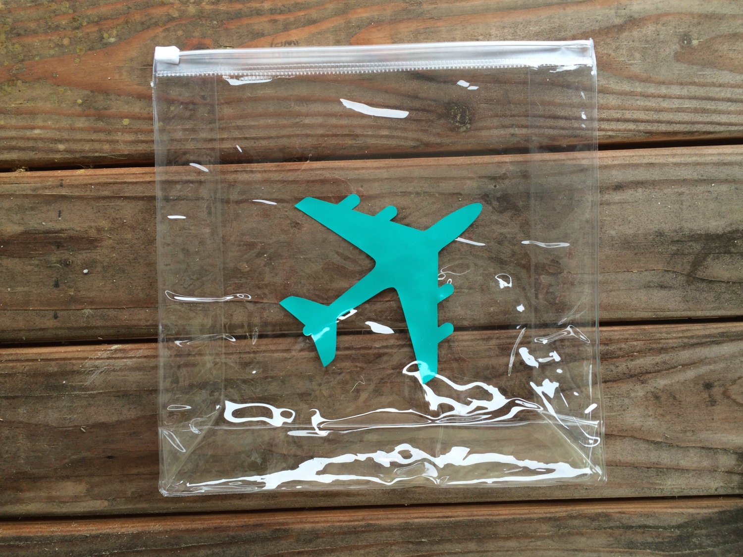 Clear Vinyl Travel Bag Clear Airplane Travel Bag Clear Etsy