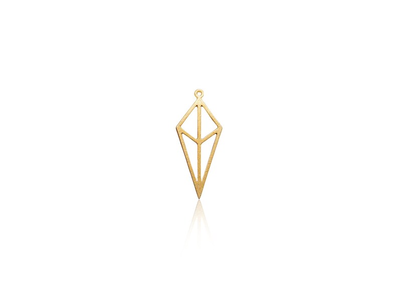 Diamond Pendant 30 Pcs Antique Silver 30 Pcs Antique Brass