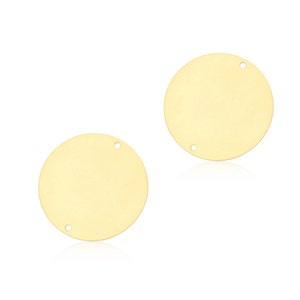Gold Round Pendant, Gold Circle Charm, Circle Connector, Gold Connector Pendant, Gold Circle Pendant, Laser Cut Finding, Jewelry Supplies