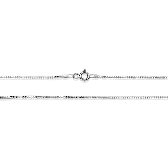 1 mm Sterling Silver Finished Necklace, Handmade, Basic Silver Chain, Jewelry Supplies, 925 Silver Jewelry Supplies, Fine chains, exclusive
