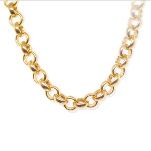 Gold Rolo Chain, 1 Foot, 3 mm Link Rolo Chain, Gold Plated Chain, Chain by the Foot, Gold Plated Supplies, Chain Supplies, Goldie Supplies