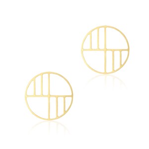 Gold Round Pendant, 2 Pcs, Gold Circle Charm, Circle Connector, Art Deco Pendant, Gunmetal Circle Pendant, Laser Cut Findings