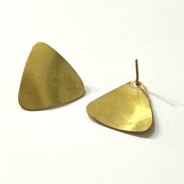 Curved Triangle Earring, 1 Pair, Post Earring, Geometric Earrings,  Wholesale Jewelry Findings, Goldie Supplies