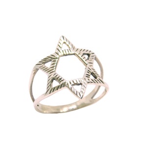 Silver Star of David Ring, 925 Sterling Silver Ring, Magen David Ring, Jewish Star Ring, Judaica Ring, Wholesale 925 Ring, Rings Under 10
