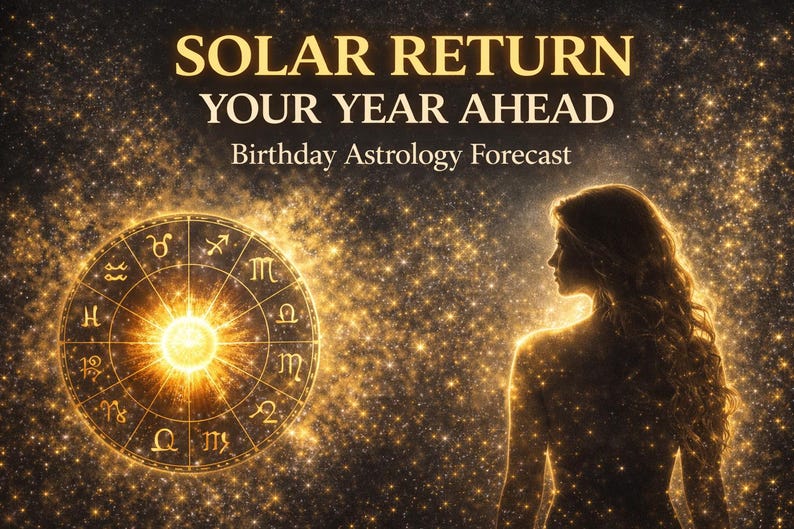 SOLAR RETURN Astrology Report image 1