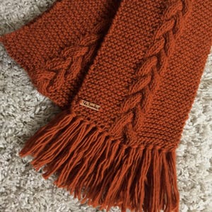 The Andrés Scarf PDF Knitting Pattern Instant Download Beginner/Easy Level image 3