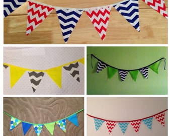 fabric birthday banner etsy