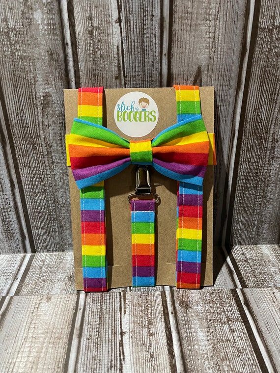 bow tie rainbow