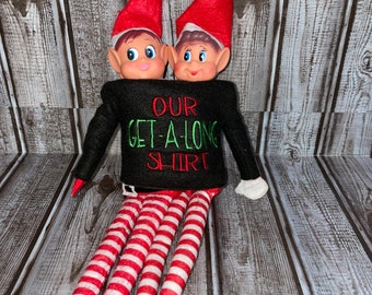 Our Get Along Elf Shirt, Elf Outfit, Christmas Elf Costume, Elf Sweater