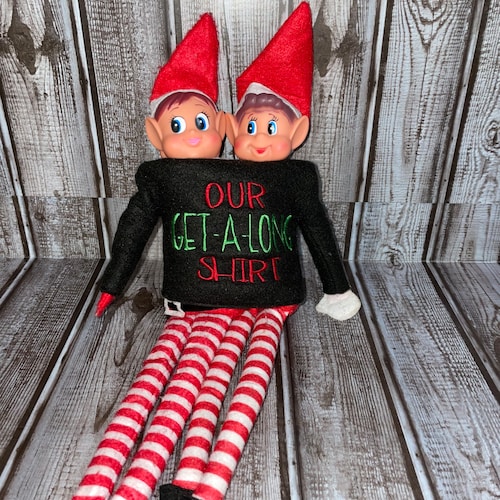 Our Get Along Elf Shirt Elf Outfit Christmas Elf Costume Etsy