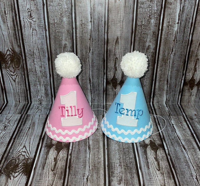 Personalized Birthday Hat Party Hat Embroidered Birthday Etsy