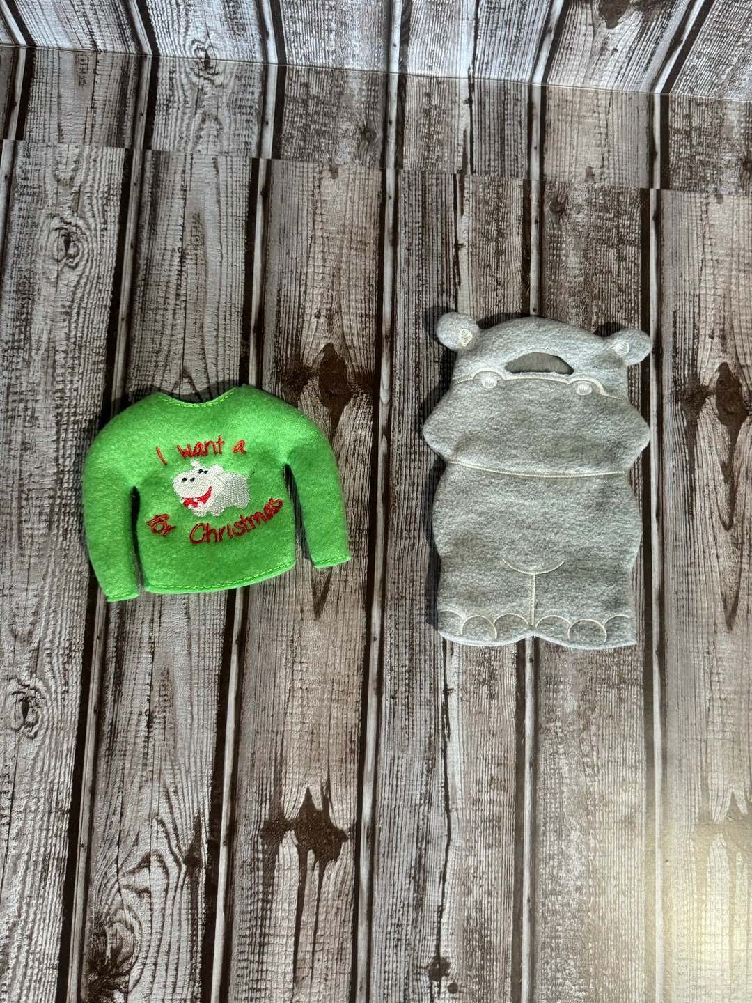 Hippopotamus Elf Costume, Christmas Doll Elf Costume, Hippo Sweater for ...