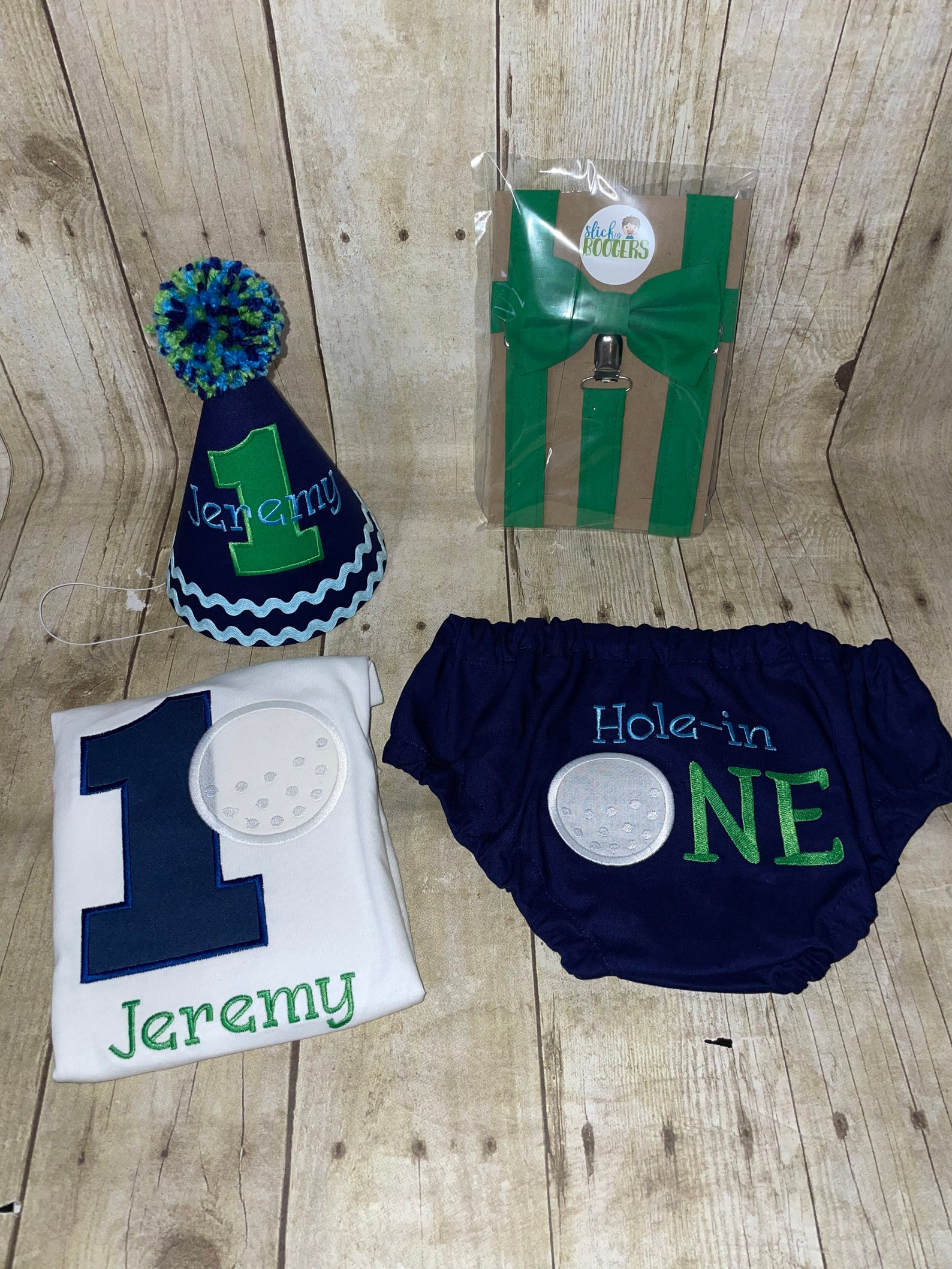 Hole in One Golf Boys Birthday Outfit First Birthday - Etsy