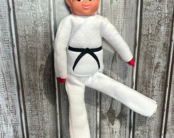 Karate Elf Costume, Elf Sweater, Elf Shirt, Christmas Elf Outfit, custom karate outfit Elf Ideas, Doll Outfit, for elf, for Christmas