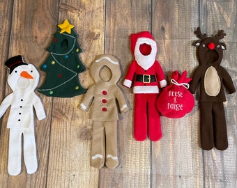 Reindeer Elf, Santa Elf, Gingerbread Elf, Snowman, Christmas Tree, Outfit, Christmas Costume, for elf, for Christmas, custom elf sweater