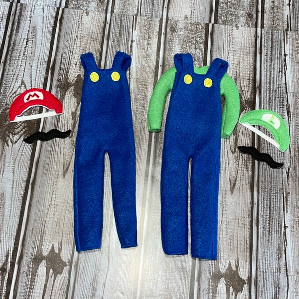 Gaming Brothers Elf Costume, Super Elf Costume, Christmas Elf Outfit, elf sweater, elf shirt, elf overalls, outfit for elf, for Christmas