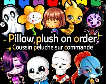 Cushion Keychain Undertale Saya S Art Sans Papyrus Etsy