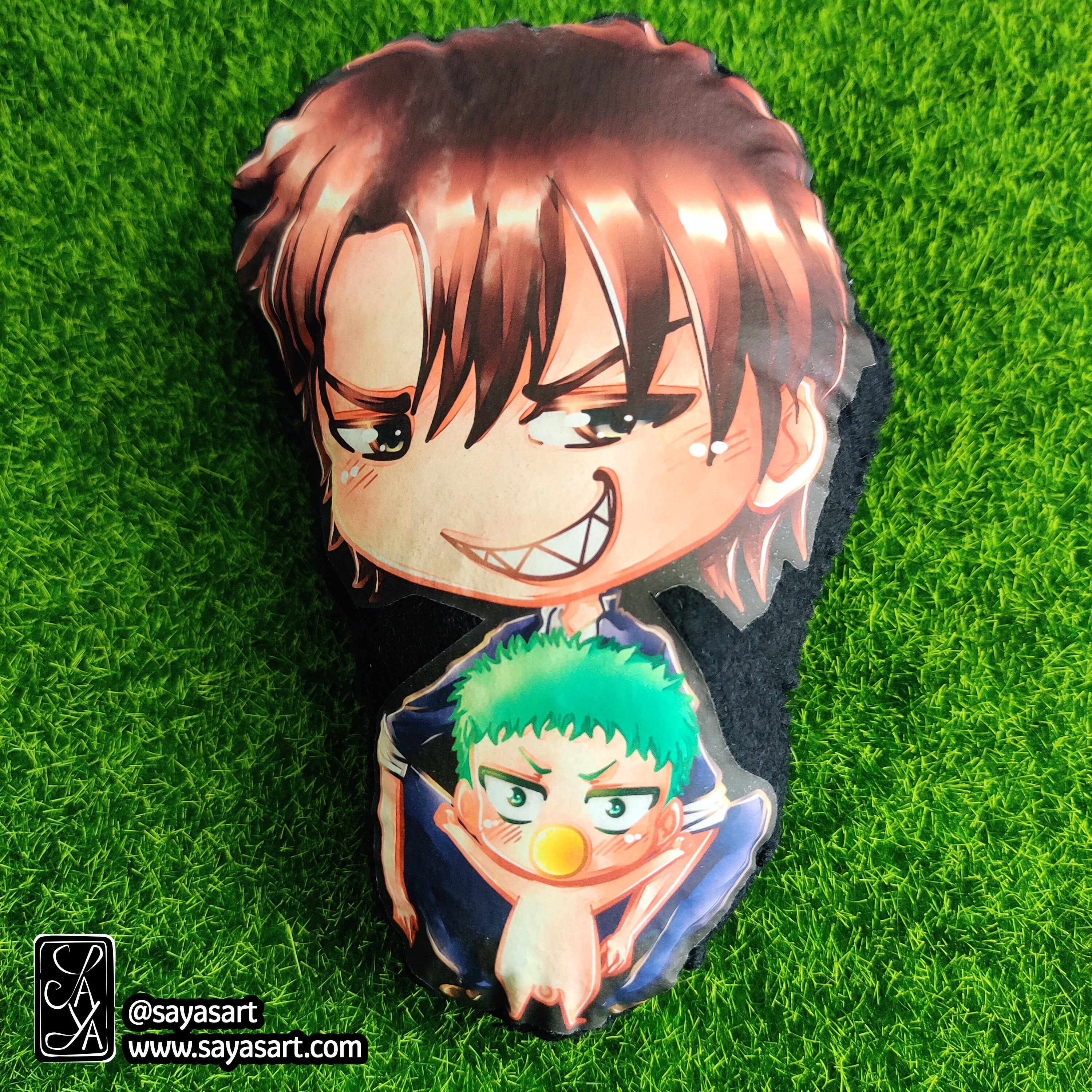 Coussin - Tatsumi Oga Beelzebub Saya's Art Peluche Oreiller Mignon Kawaii Cadeau Anime Manga Otaku W