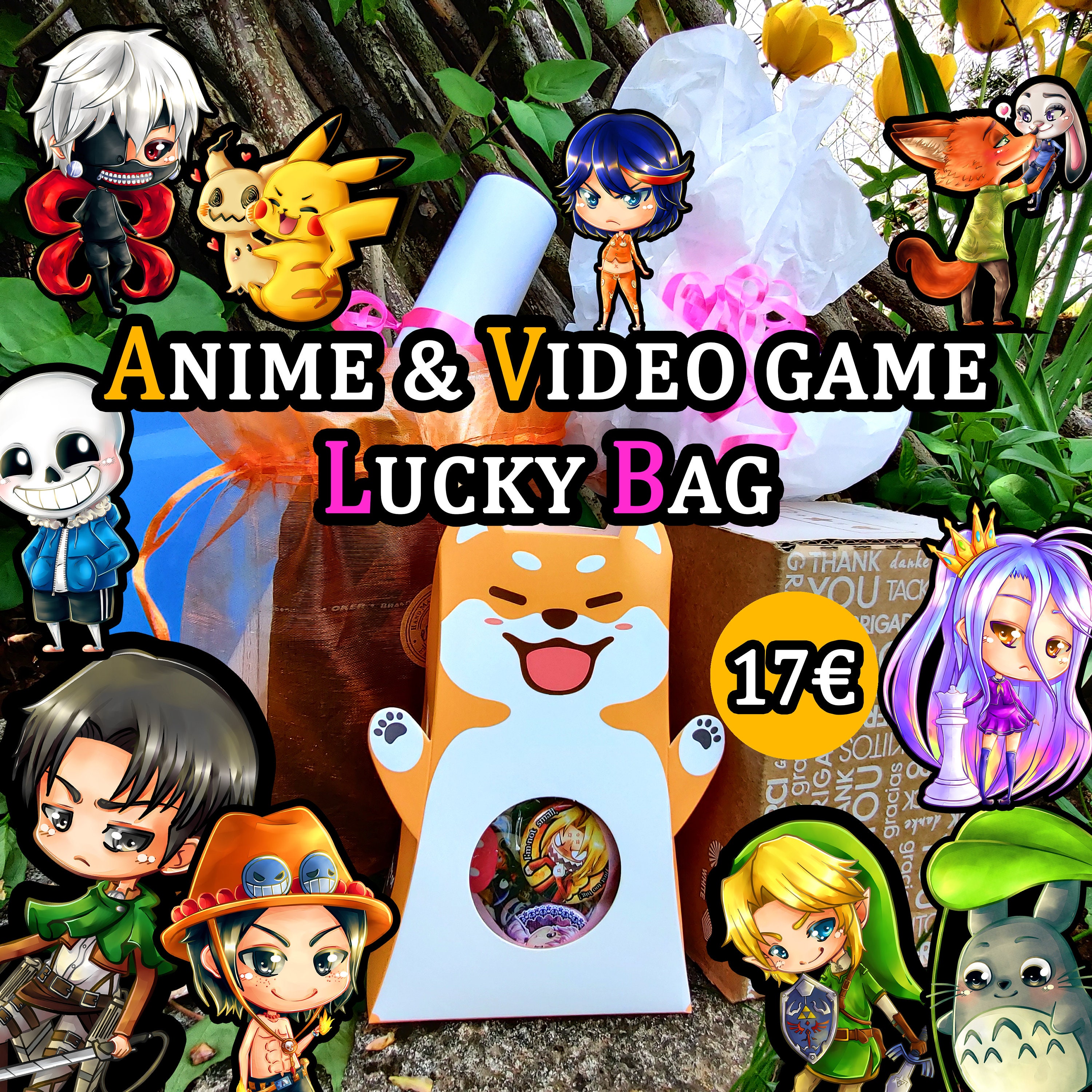  Anime  Jeu vid o Lucky Bag Sac myst re  Saya s Art Etsy