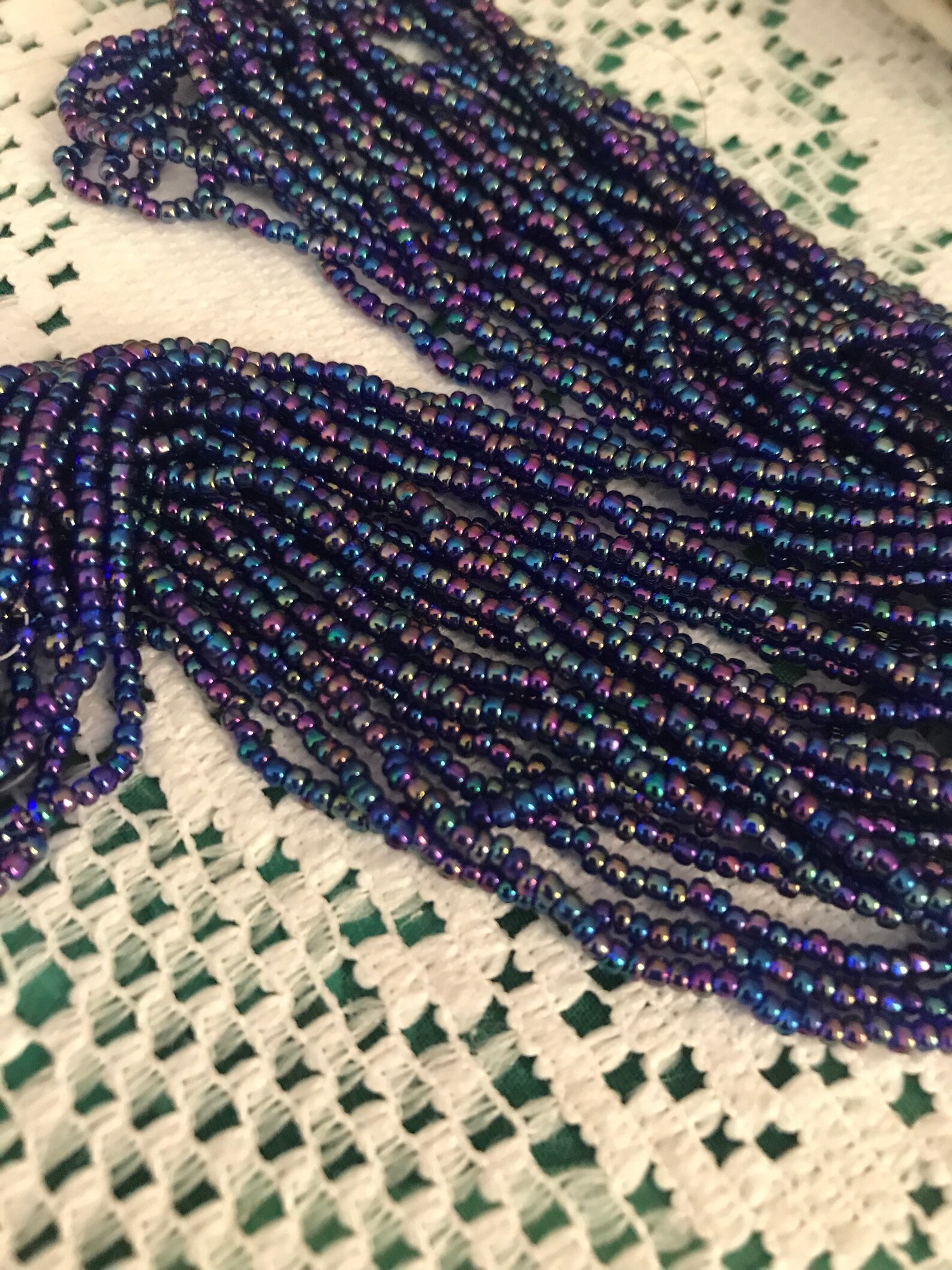 Costume Beads Vintage Seed Beads Millinery Beads Craft Etsy