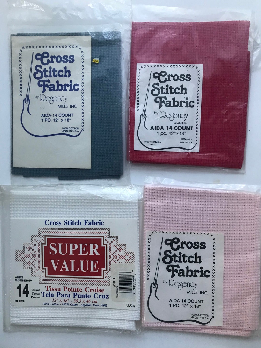 Cotton Aida Cloth Regency Crossstitch Supply Needlework Cloth Craft