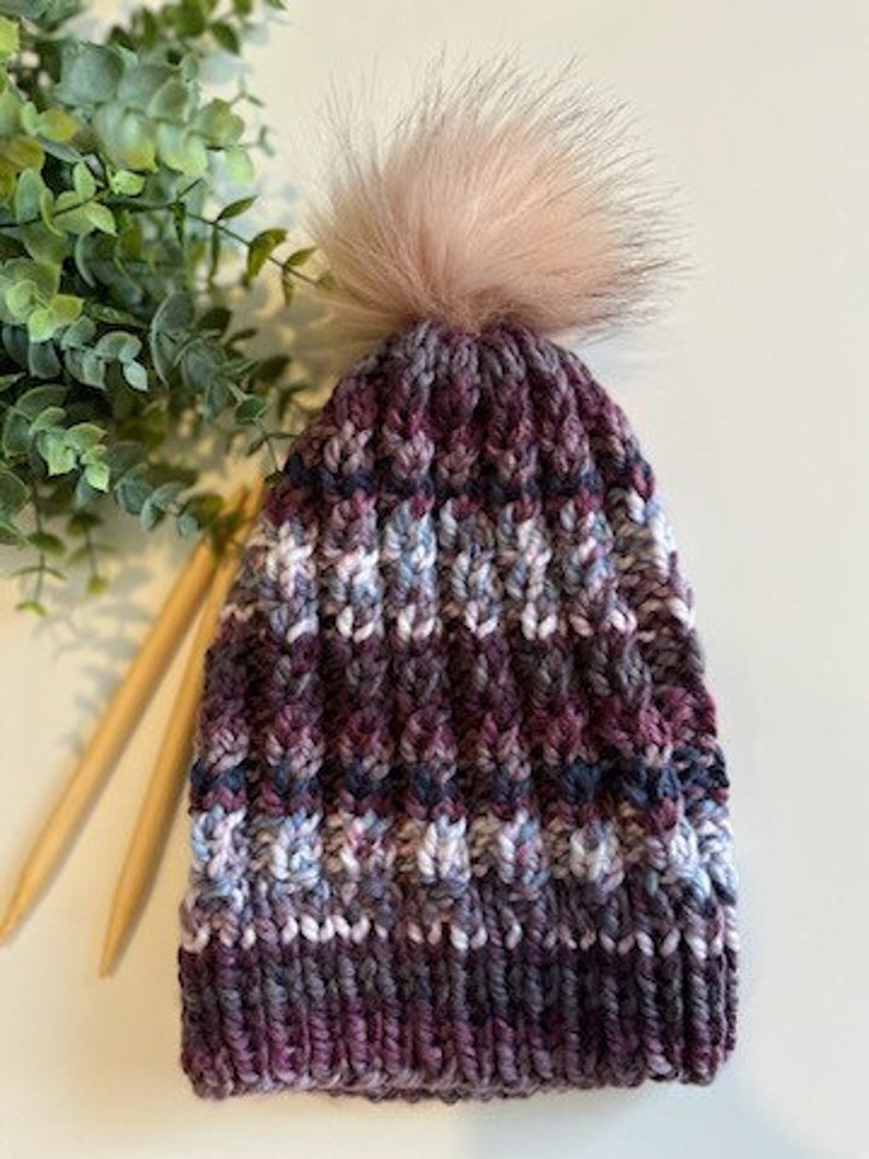 KNITTING PATTERN- the Darby Beanie Knitting Pattern | Knitted Hat ...