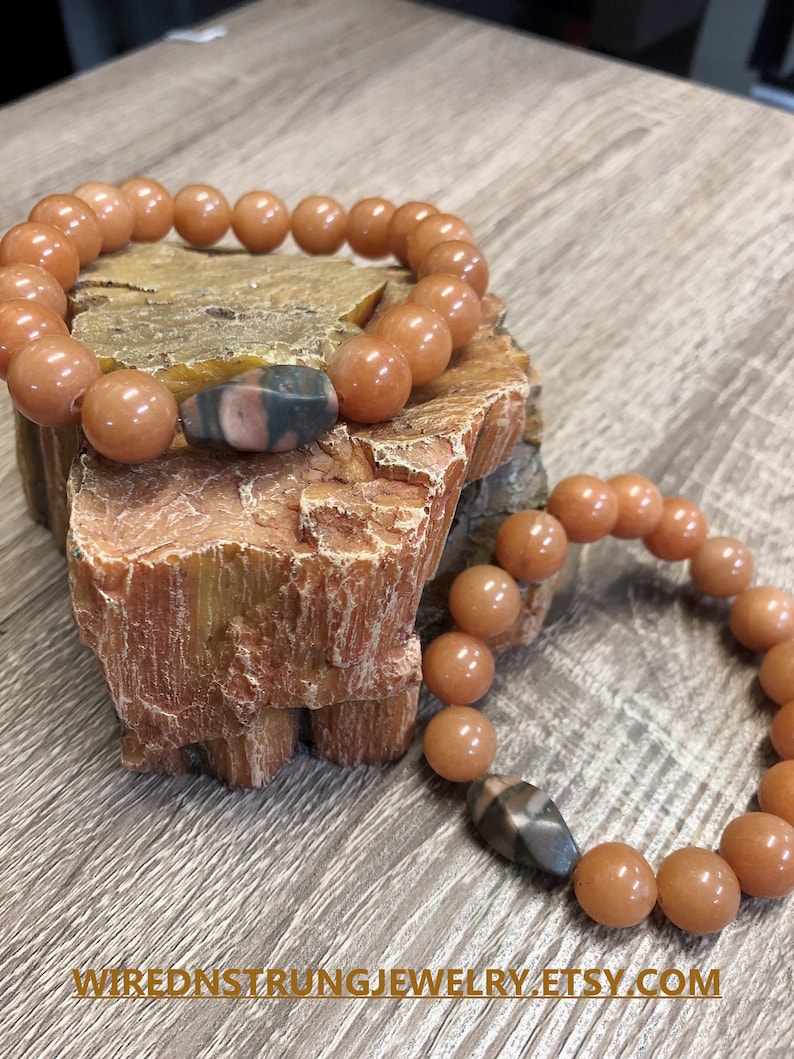 Men's or Women's stone Bracelet Aventurine Bracelet image 0