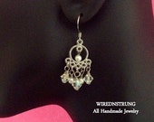 Swarovski  Crystal and Pearl Earrings, Bridal Jewelry, Bridesmaid Earrings, Wedding Earrings, Crystal Earrings, Trending Jewelry