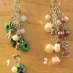 Gift for her Modern Keychain Modern Zipper Pull Unique Keychain Pop Art Keychain Women/'s Keychain Pop art Zipper Pull