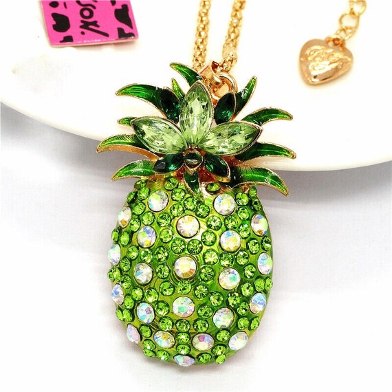 Betsey johnson pineapple necklace sale