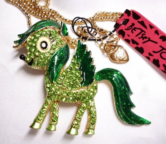 Betsey johnson pegasus necklace sale