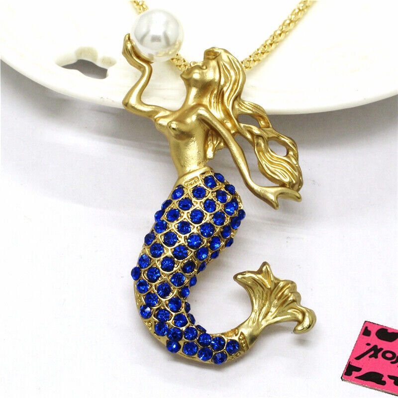 Betsey johnson online mermaid earrings