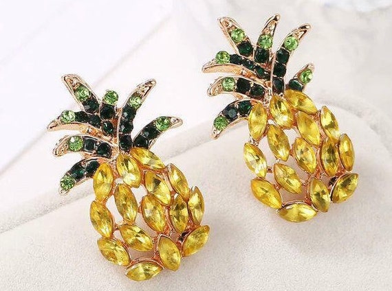 Betsey johnson cheap pineapple earrings