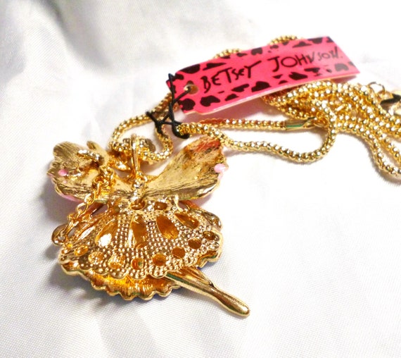 Betsey johnson hotsell fairy necklace